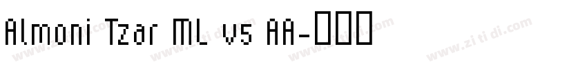 Almoni Tzar ML v5 AA字体转换